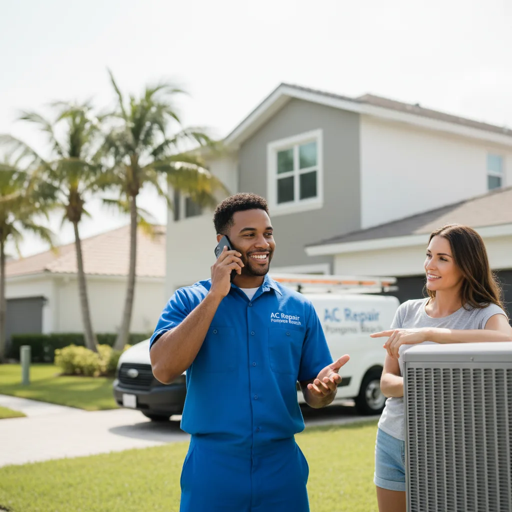 AC Repair Pompano Beach customer support in Crown Point
